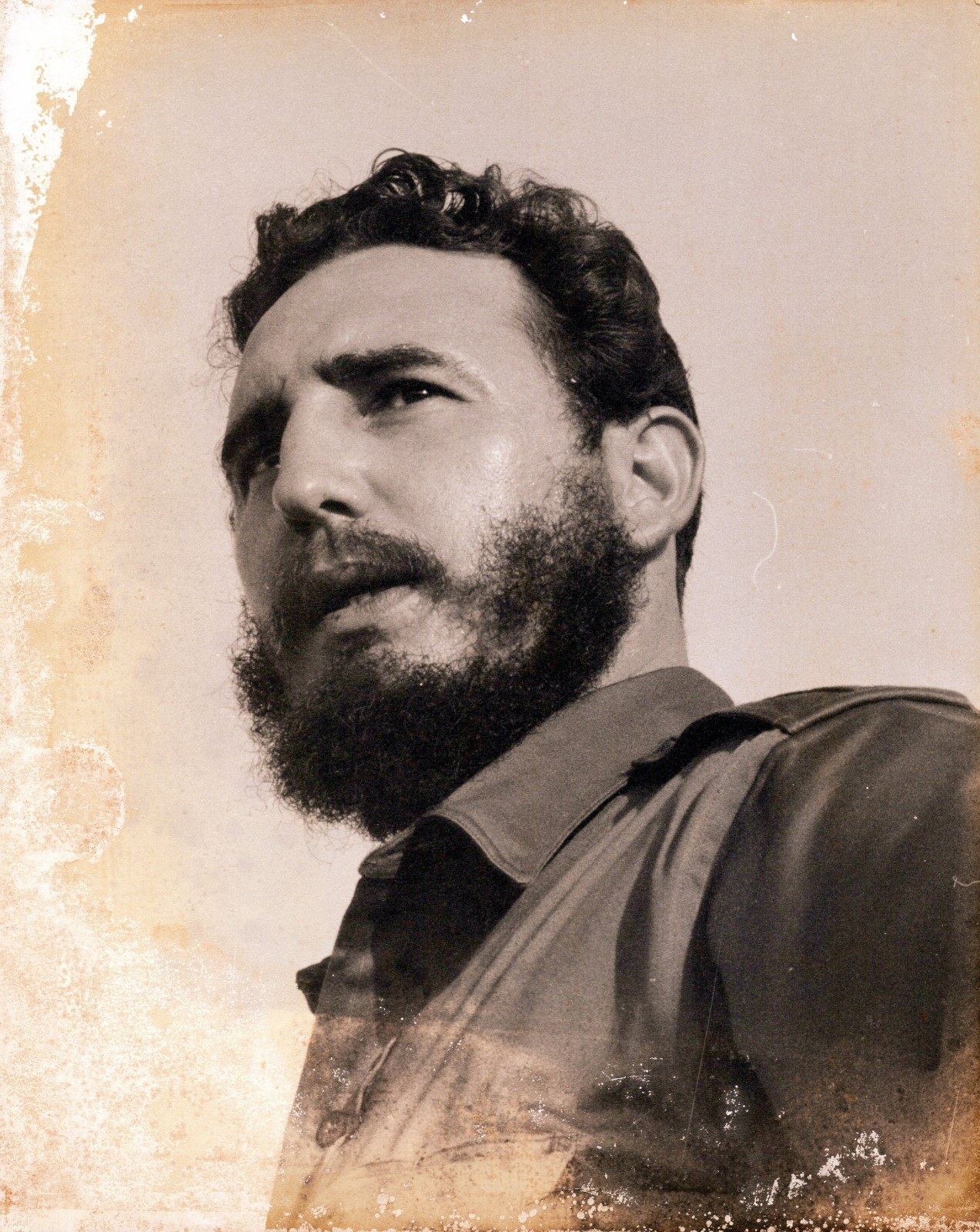 RARE CUBA CUBAN REVOLUTION FIDEL CASTRO PORTRAIT 1960s KORDA ORIG PHOTO MA40