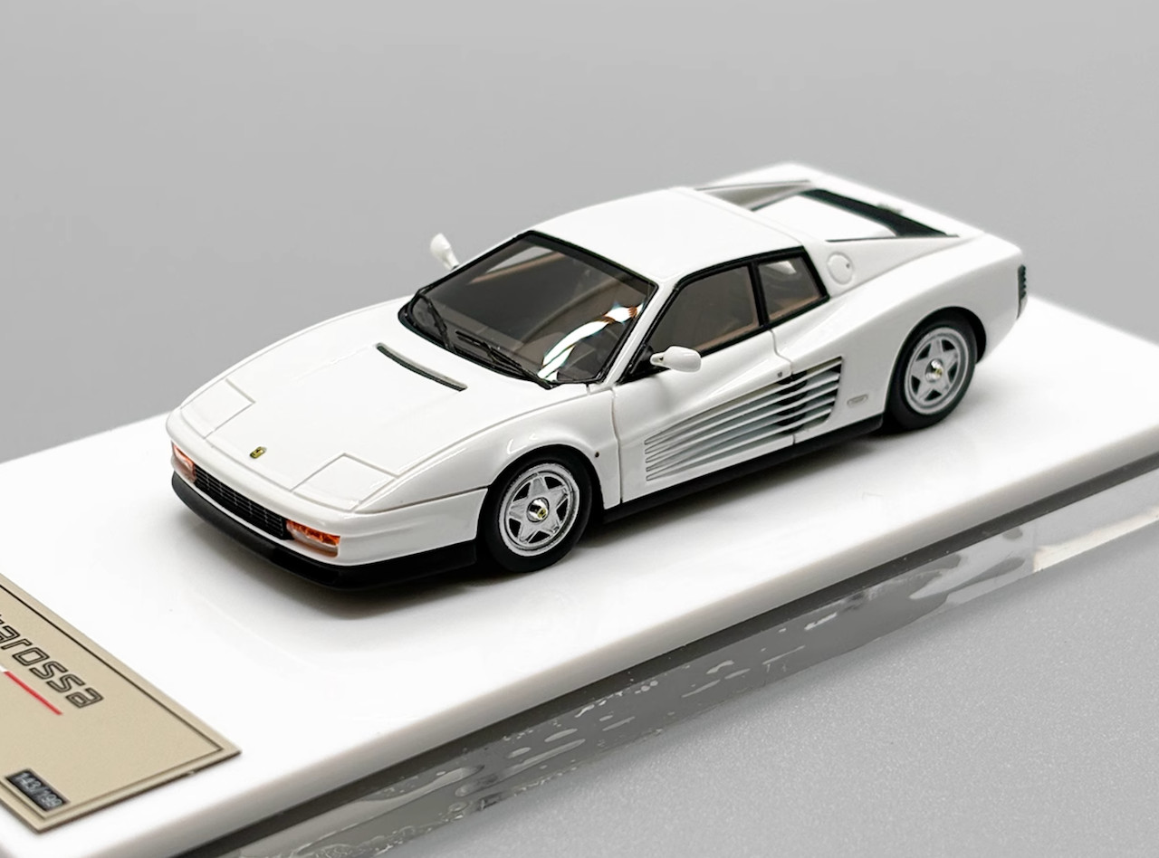 DMH 1:64 White 1984 Testarossa Sports Classic Model Diecast Resin Car