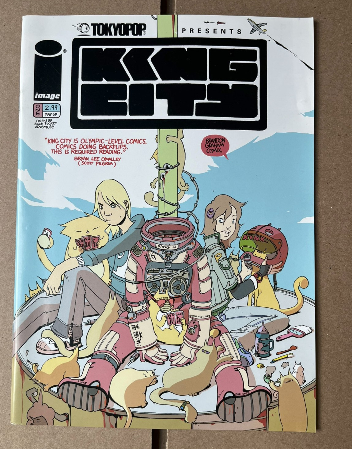Image Comics * TokyoPop Presents KING CITY issues #1 - 5 * 2007