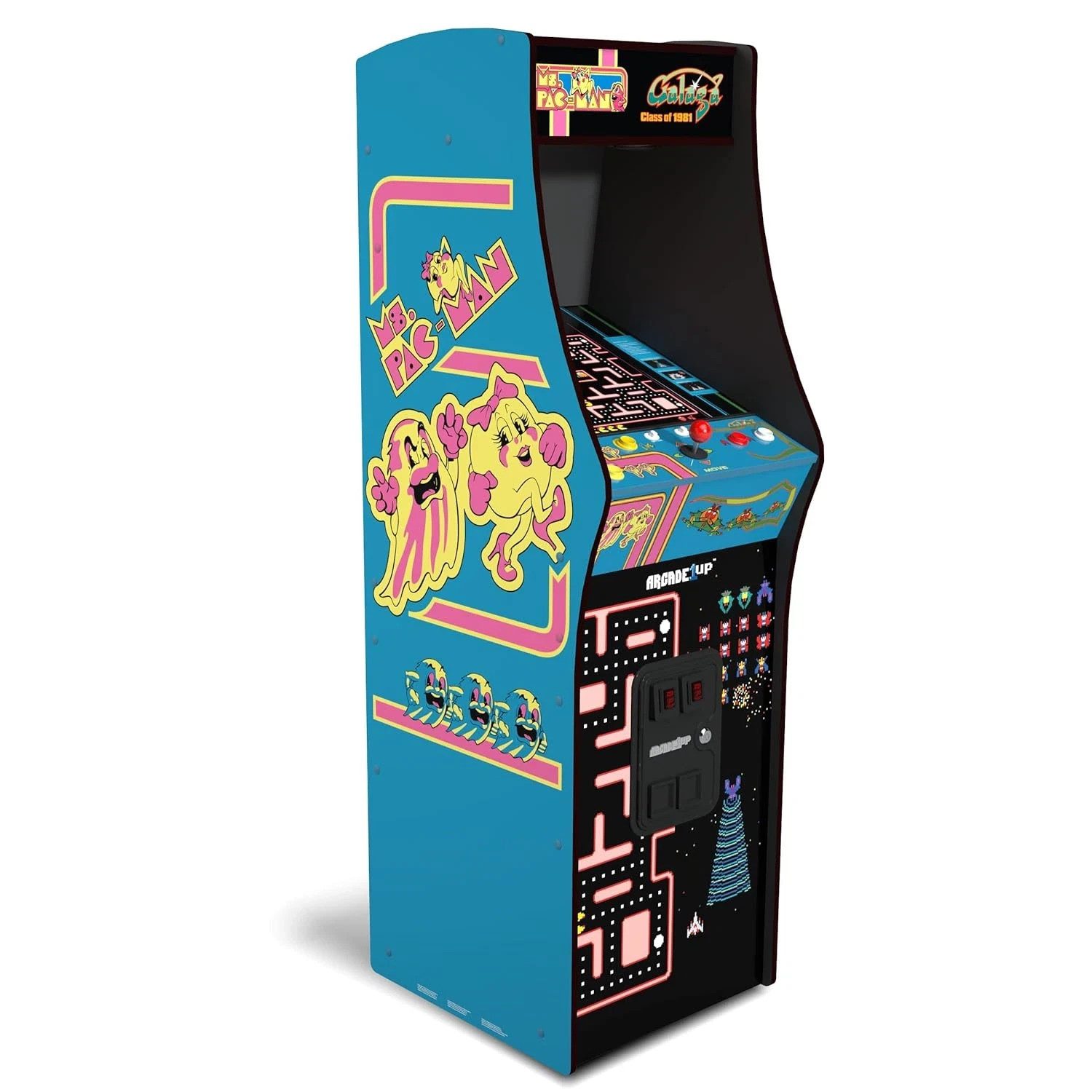 Deluxe 5ft Arcade Machine - 12 Classic Games for Home Fun