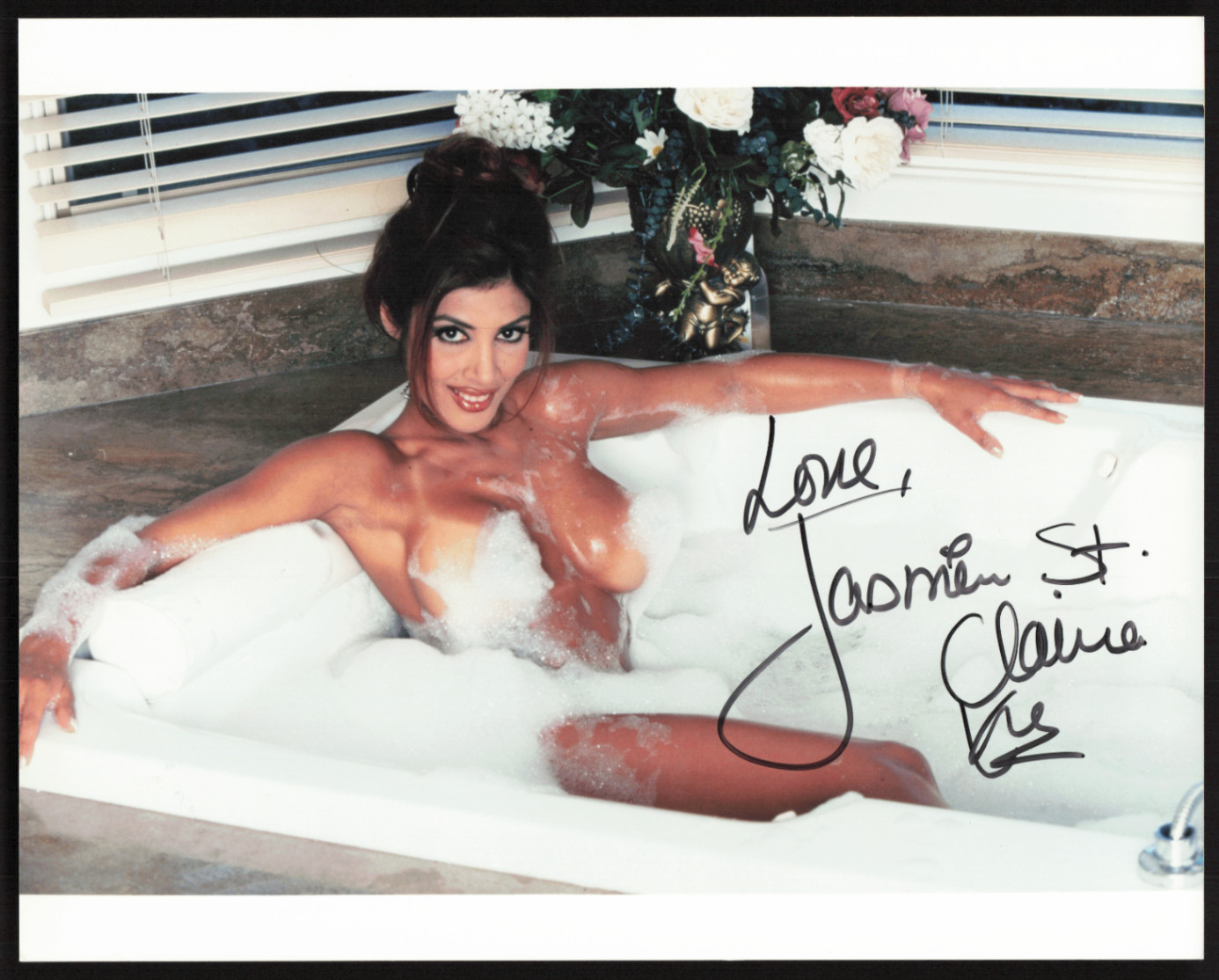 Jasmin St. Claire Autographed Photo Kodak Royal Paper w/COA