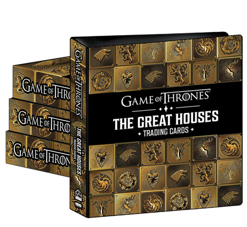 NEW Game of Thrones the Great Houses Binder with the 61 card base set, P3 plus NEW Game of Thrones the Great Houses Binder with the 61 card base set, P3 plus