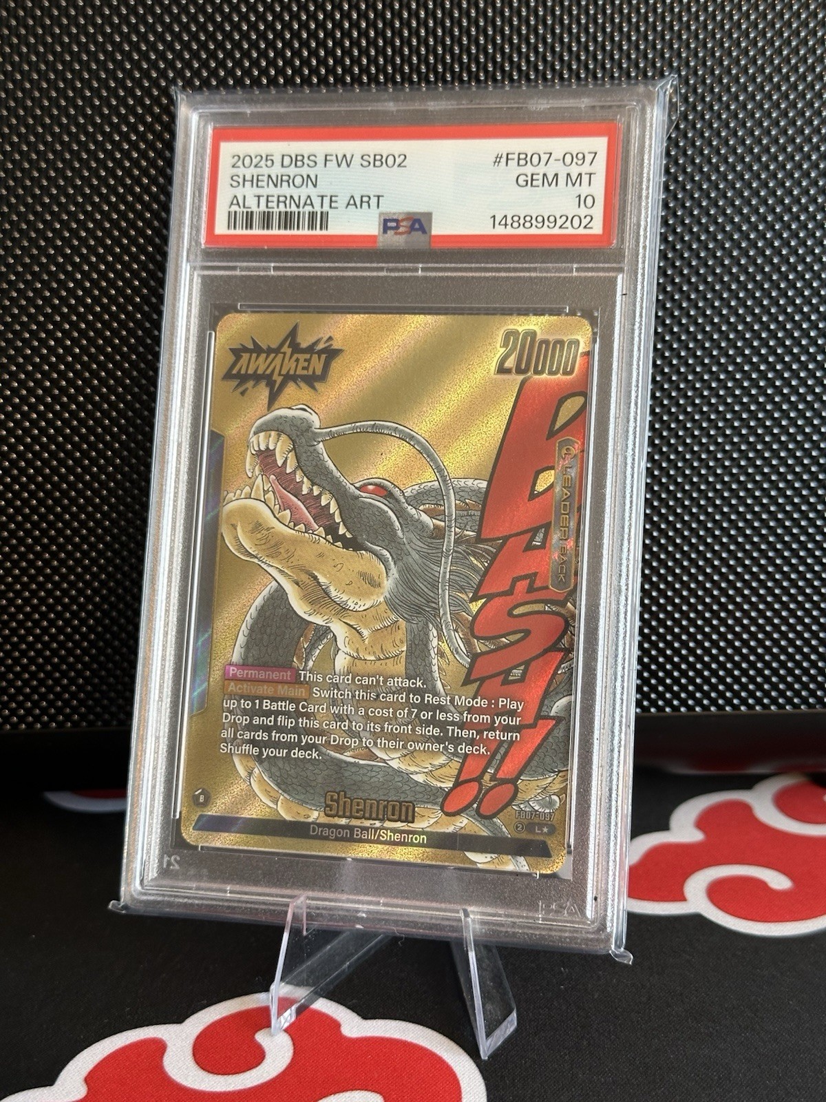 PSA 10 Dragon Ball Super Fusion World 2025 SB02 Shenron Alt Art FB07-097