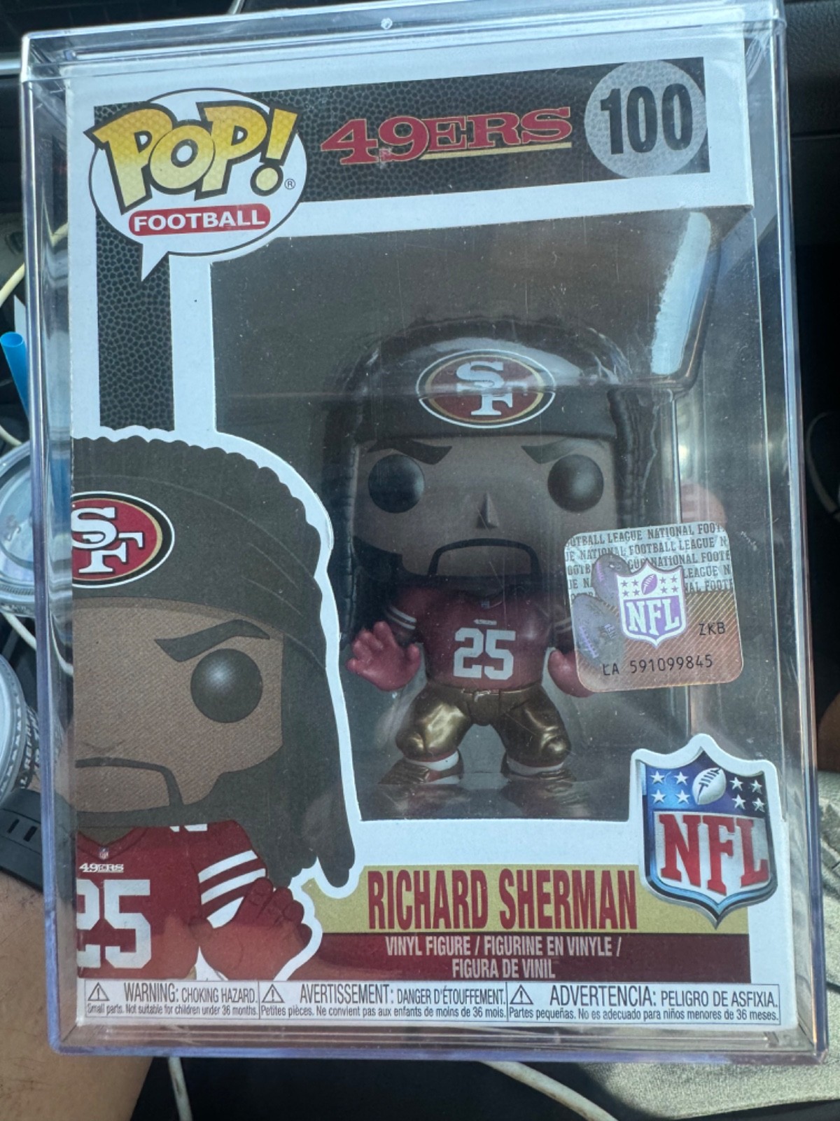 Funko Pop Richard Sherman #100 NFL Football San Francisco 49ers