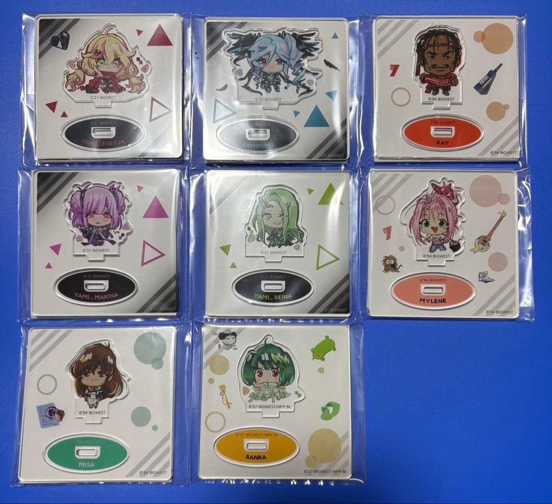 Macross Deformed Acrylic Stand 8 Piece Set Chou Jikuu Festival Brand New Macross Deformed Acrylic Stand 8 Piece Set Chou Jikuu Festival Brand New