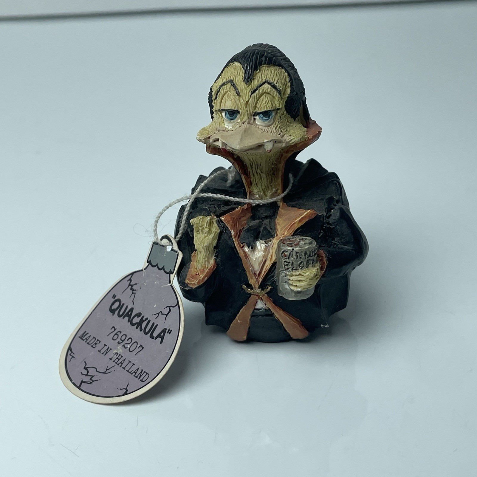 Vtg Eggbert and Friends Quackula Vampire Figurine Dracula Halloween Enesco Vtg Eggbert and Friends Quackula Vampire Figurine Dracula Halloween Enesco