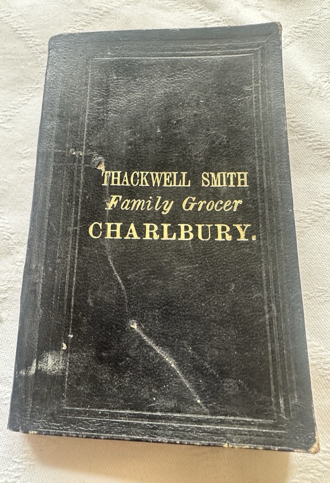 Antique ledger 1891 Social History Thackwell Smith Family Grocer CHARLBURY Antique ledger 1891 Social History Thackwell Smith Family Grocer CHARLBURY