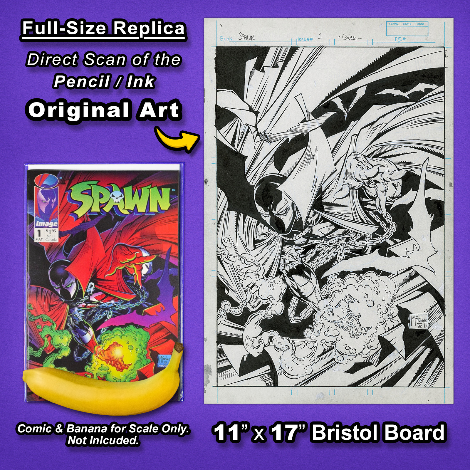 SPAWN #1 Cover Art 🔥 TODD McFARLANE 11