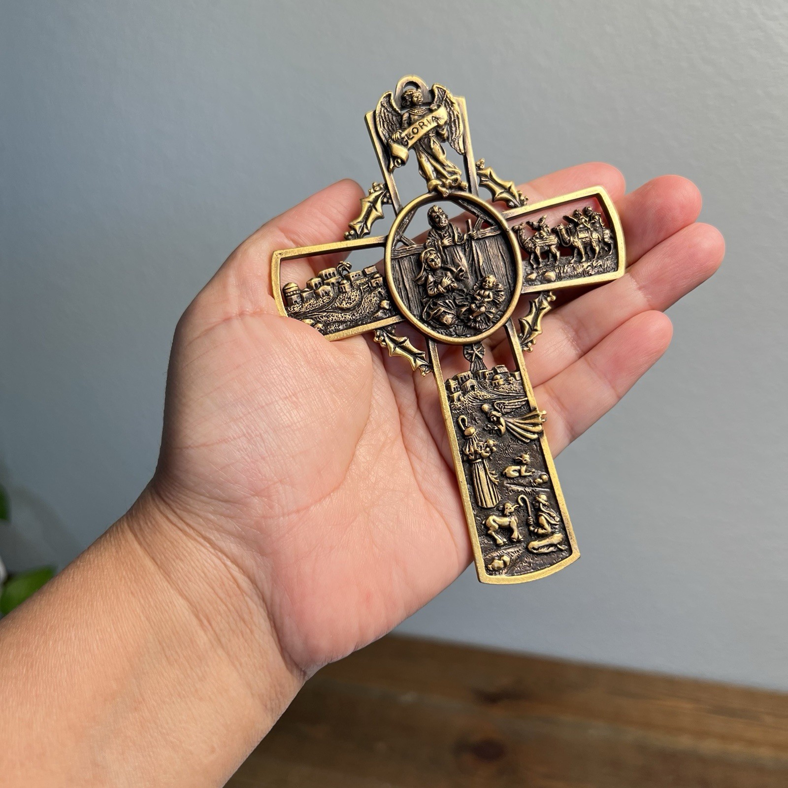 JCC Fine Pewter- 2001 Small TableTop Cross