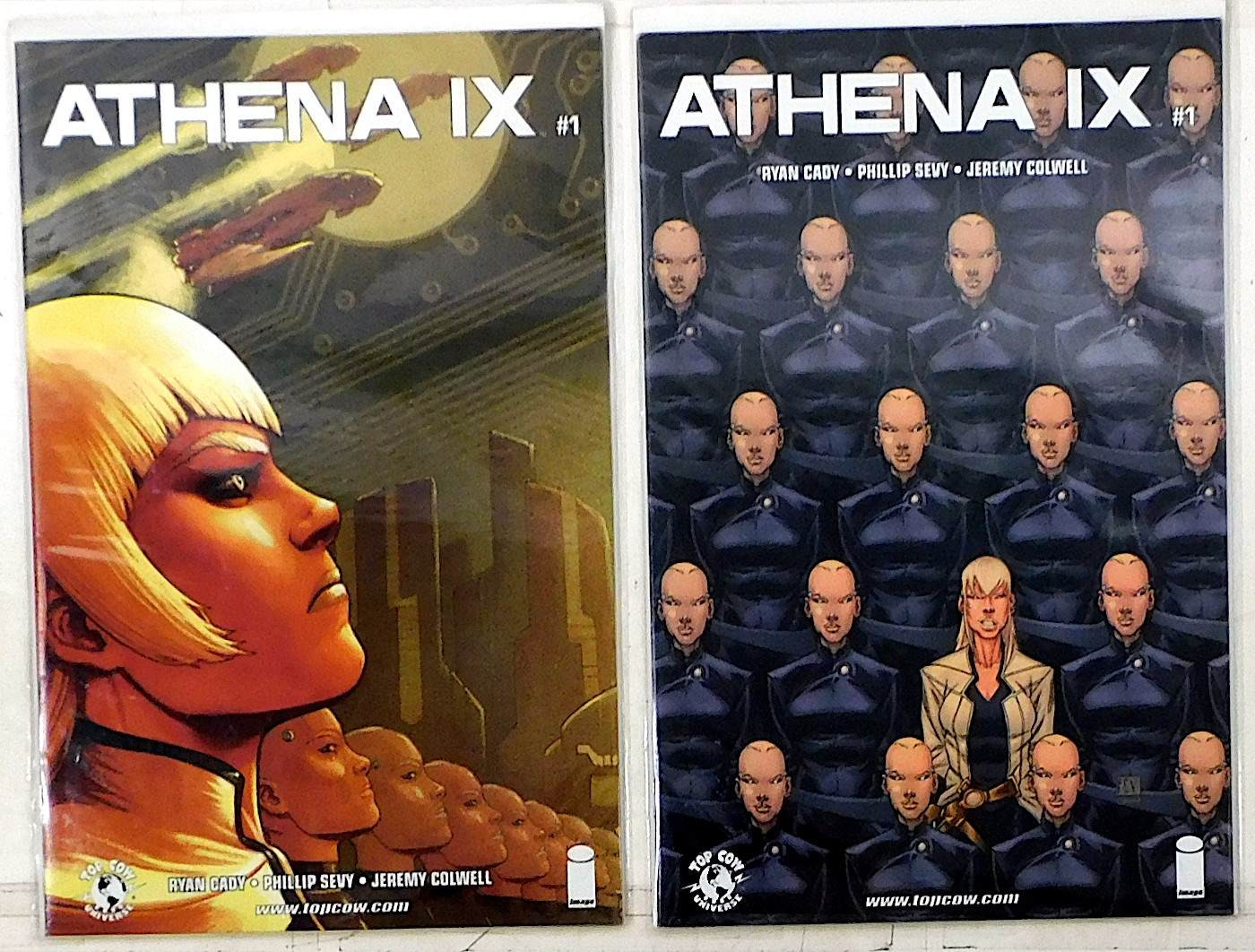 Athena IX Lot of 2 #1, 1 B (2015) Image Comics 1st Print Comic Books