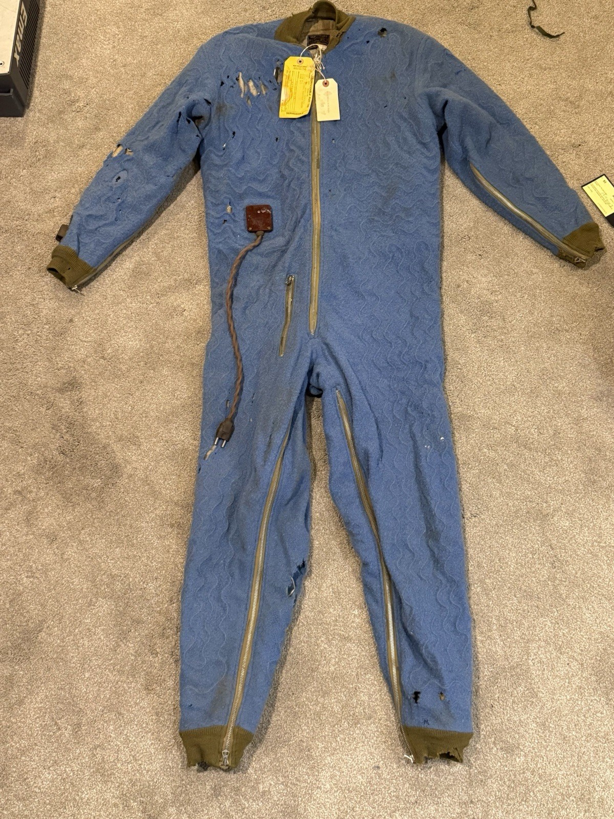 RARE Original WW2 USAAF F-1 Heated “Bunny Suit” RARE Original WW2 USAAF F-1 Heated “Bunny Suit”