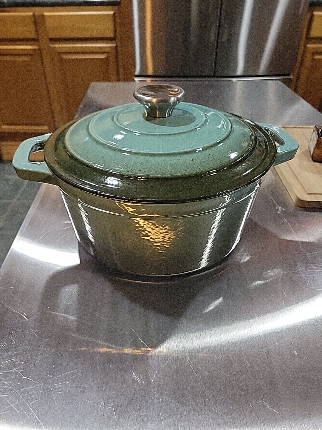 Puricon 5.5 Quart Enameled Cast Iron Dutch Oven with Lid, 5.5 QT Deep Round...