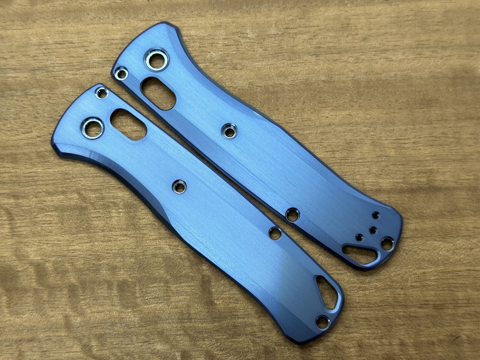BLUE anodized Titanium Scales for Benchmade Bugout 535