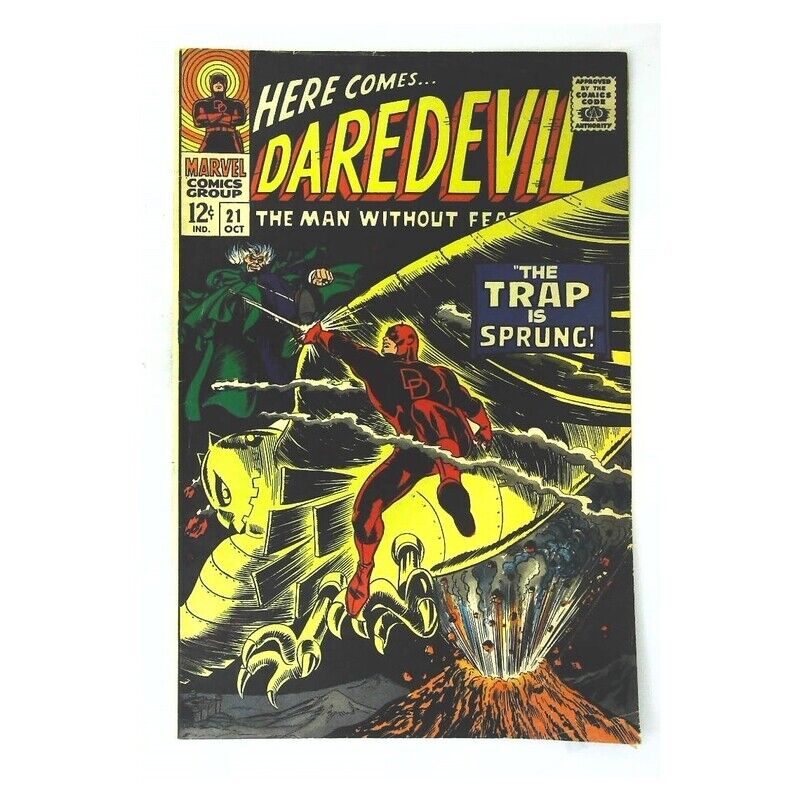 Daredevil (1964 series) #21 in Fine minus condition. Marvel comics [x^