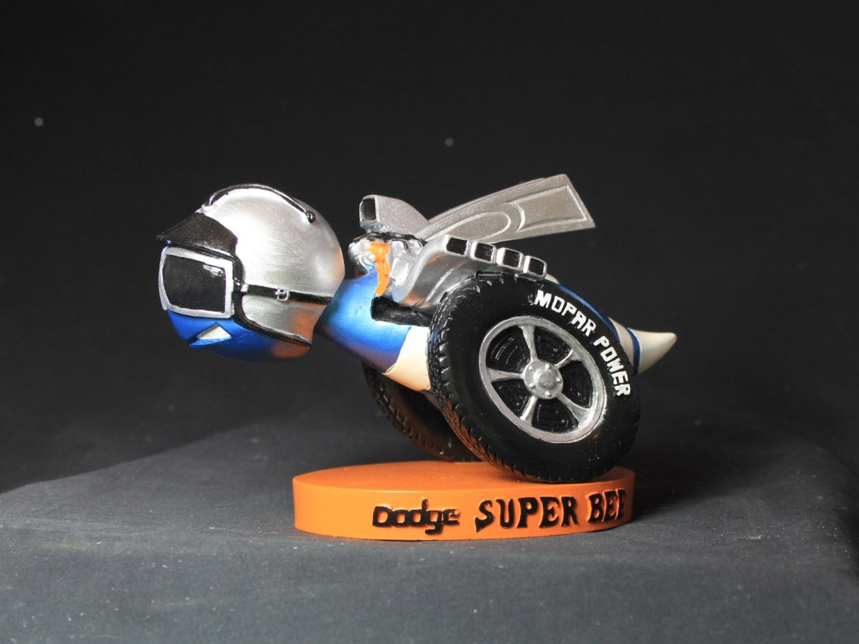 Dodge Super Bee Bobblehead Blue Bent Rod Garage Shaker New Old Stock Mopar