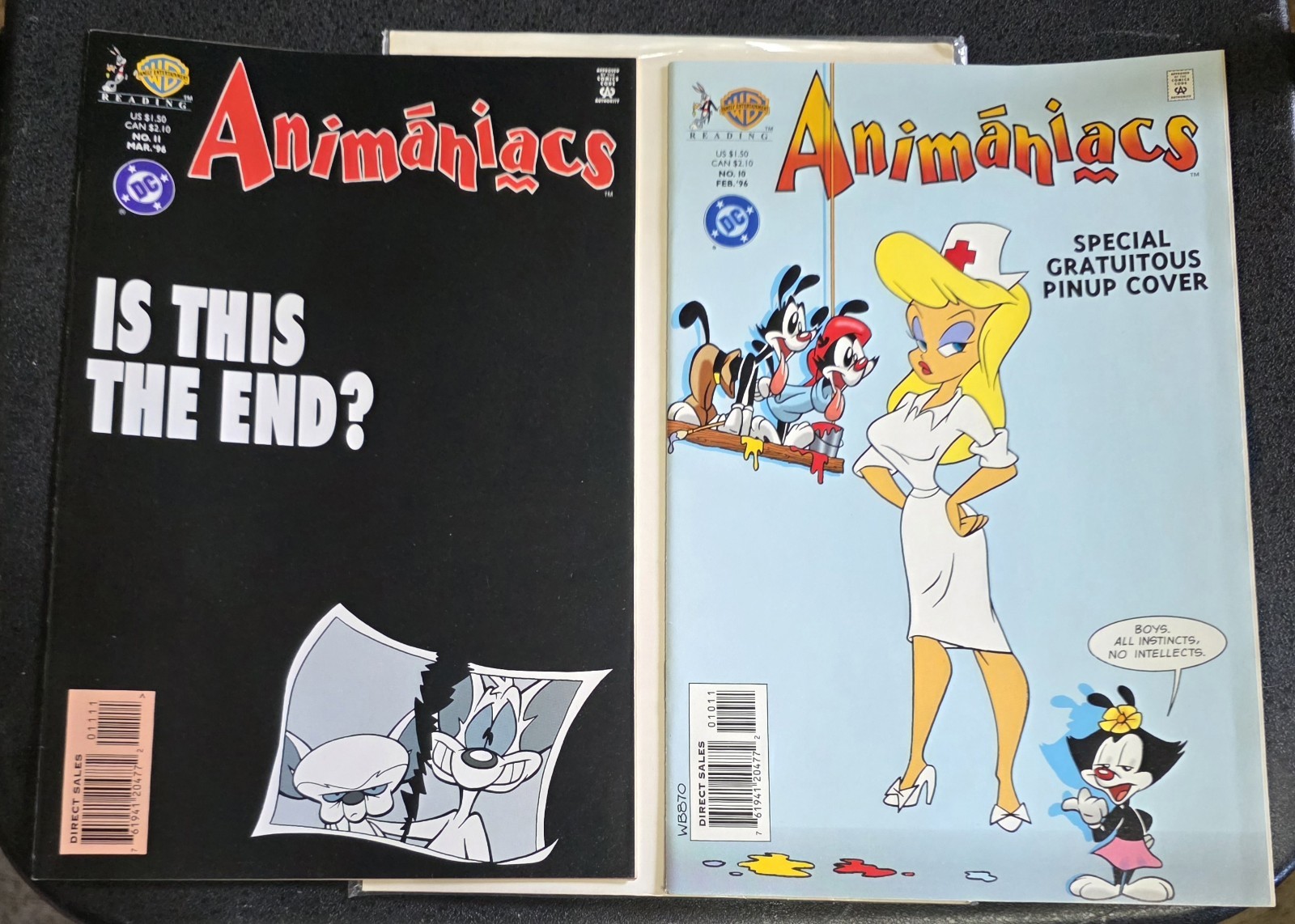 VINTAGE ANIMANIACS LOT #10 AND #11 (1996) DC COMICS VINTAGE ANIMANIACS LOT #10 AND #11 (1996) DC COMICS