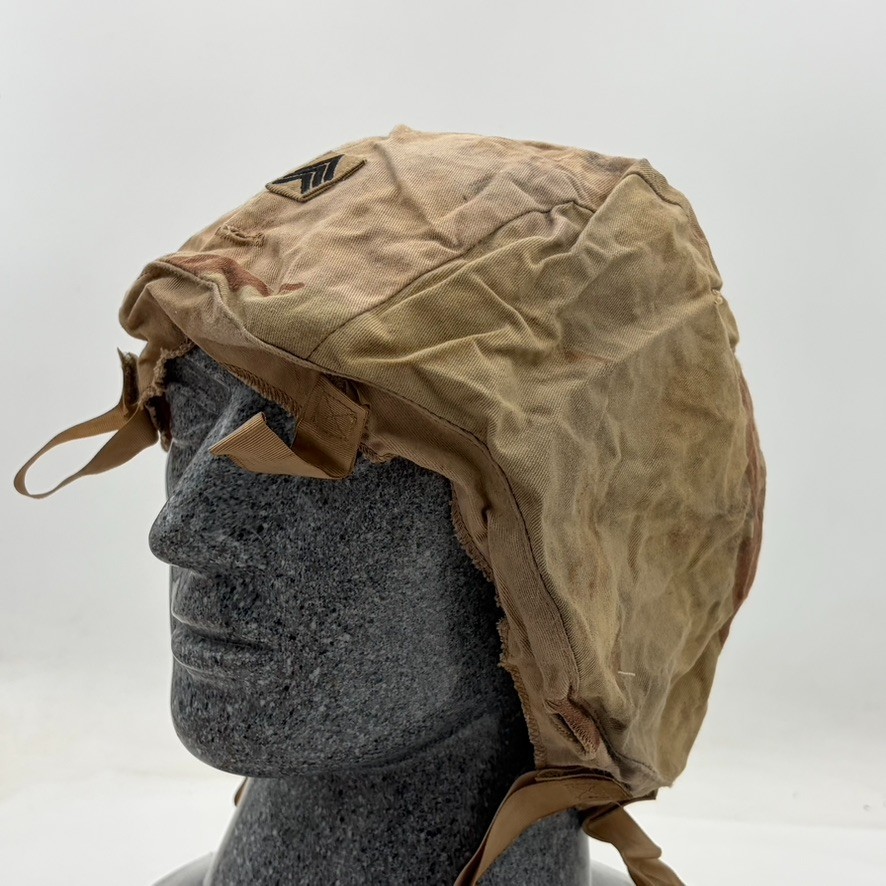 VTG  MSA Reversible Helmet Cover Desert Tan Brown Camo Large M/L Medium Large