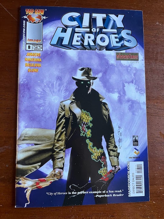 CITY OF HEROES # 8 NEAR MINT IMAGE COMICS 2006 DAN JURGENS