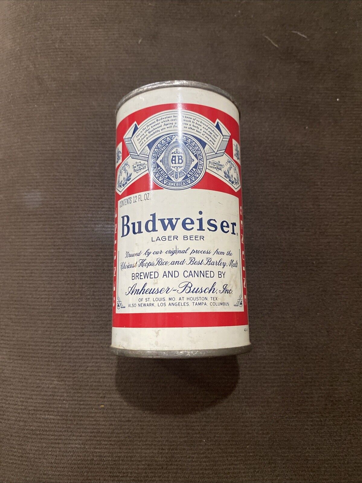 Vintage Old Budweiser Can