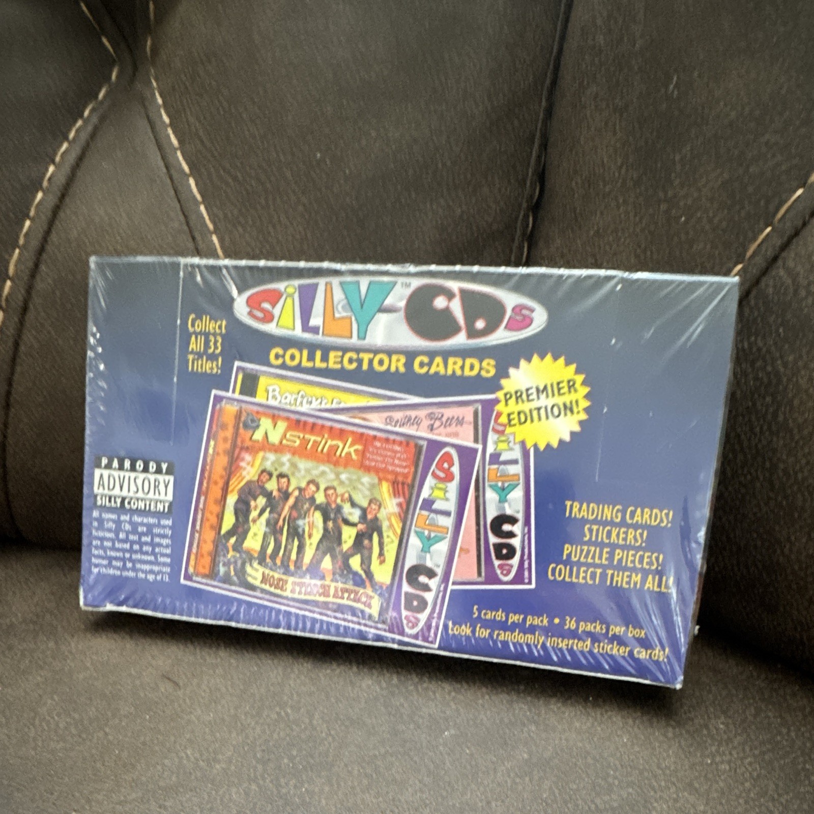Silly CDs Collector Cards Premier Edition 36 Pack, 5 Cards Per Pack
