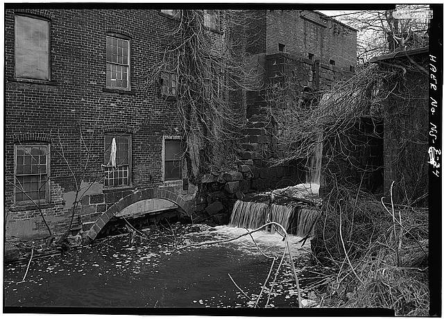 Photo:Paterson NJ 1856 Essex Mill Tailrace Great Falls S.U.M. Power Canal