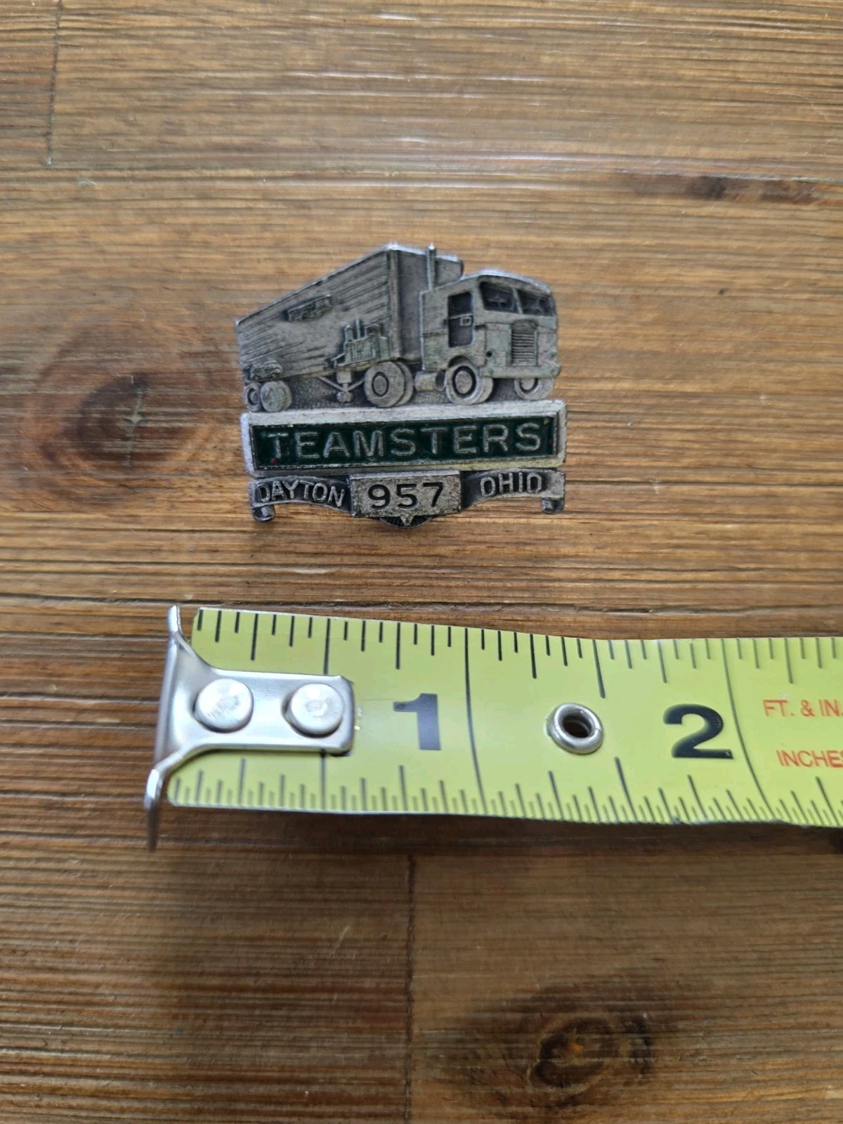 Teamsters Local 957 Trade Union Dayton Ohio Collectible Pin Truck (Read Below)