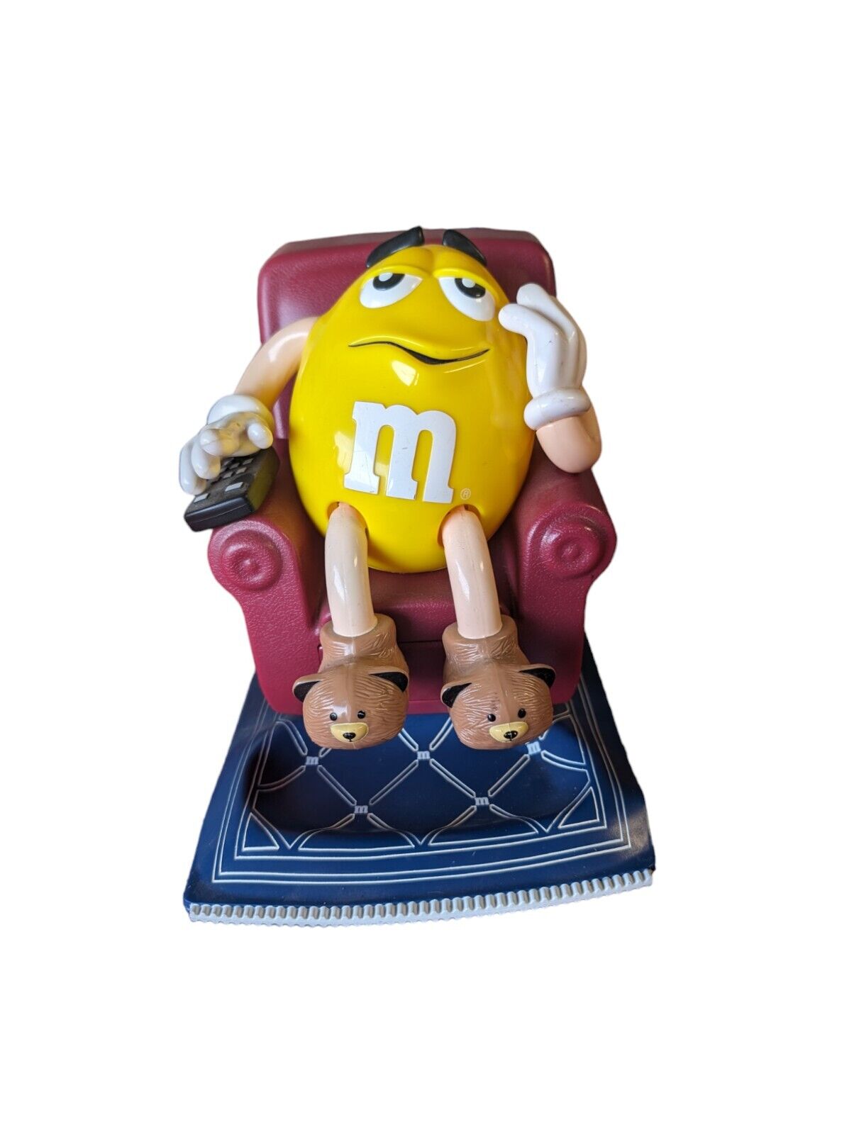 Vintage M&M\'s Yellow Lazy Boy Chair Recliner Candy Dispenser 1999  MM301