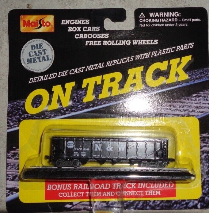2000 Maisto On Track Norfolk & Western Hopper Car DieCast NEW 