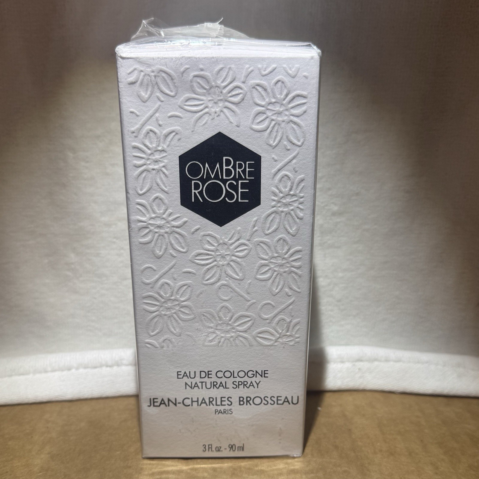 Vintage Jean-Charles Brosseau Ombré Rose Eau de Cologne Spray 3 oz New In Box
