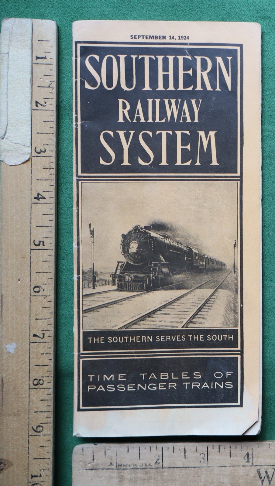 Southern RY SRY Public Timetable September 14 1924