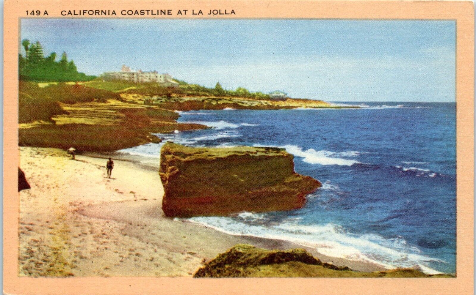 California Coastline at La Jola Postcard