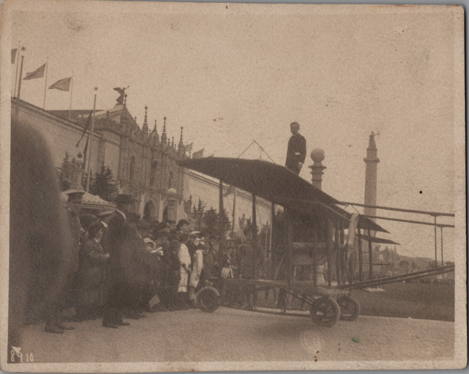 1915 Photo Airplane Lincoln Beachey Panama Pacific Exposition San Francisco RARE