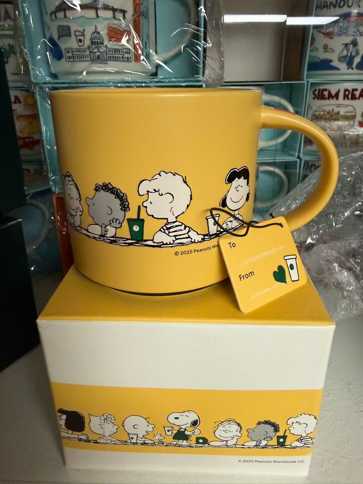 Starbucks x Peanuts 2025 China Starbucks 14oz Mug NIB HTF Discontinued Stock USA