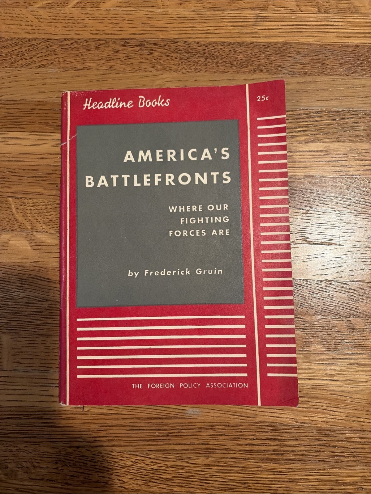 America\'s Battlefronts - Where are Fighting Forces are, Booklet 1944