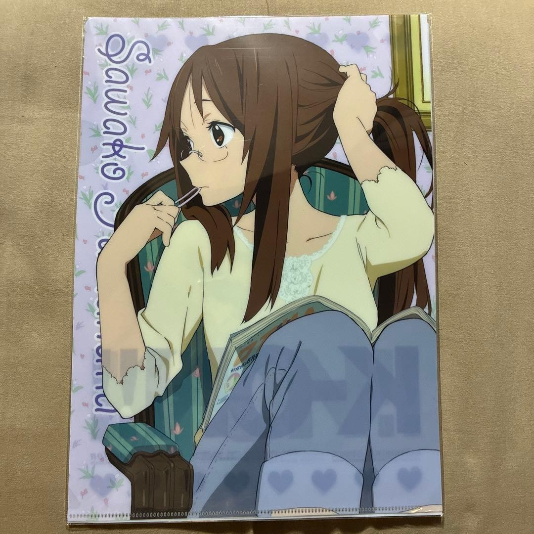 K-ON Newly Drawn Clear File Sawako Yamanaka Kyoto Animation