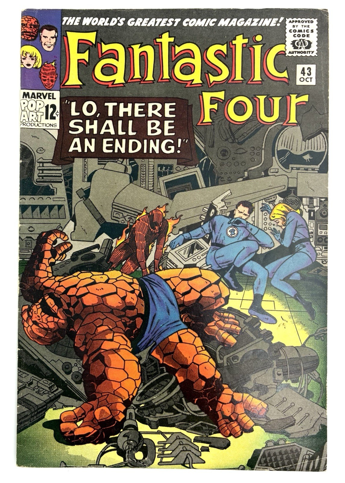 Fantastic Four #43 1965 6.5 F+ Classic Silver Age app. Frightful Four