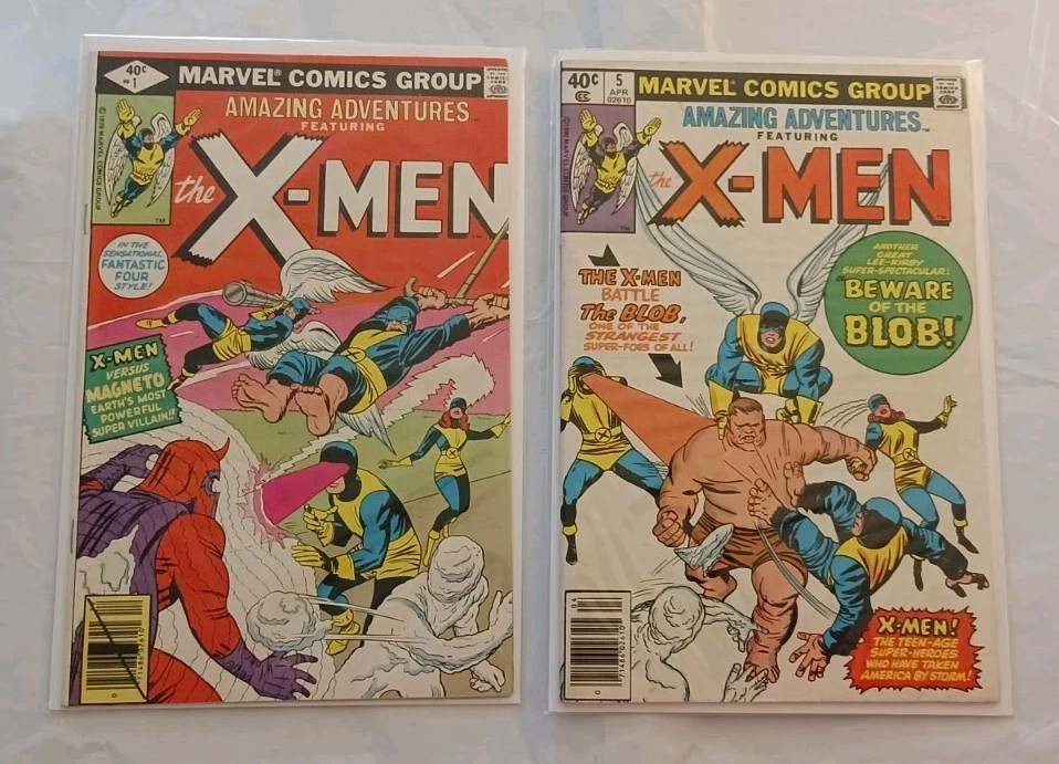 Amazing Adventures Featuring The X-Men #1 & #5 Marvel Comics 1979-1980 Amazing Adventures Featuring The X-Men #1 & #5 Marvel Comics 1979-1980