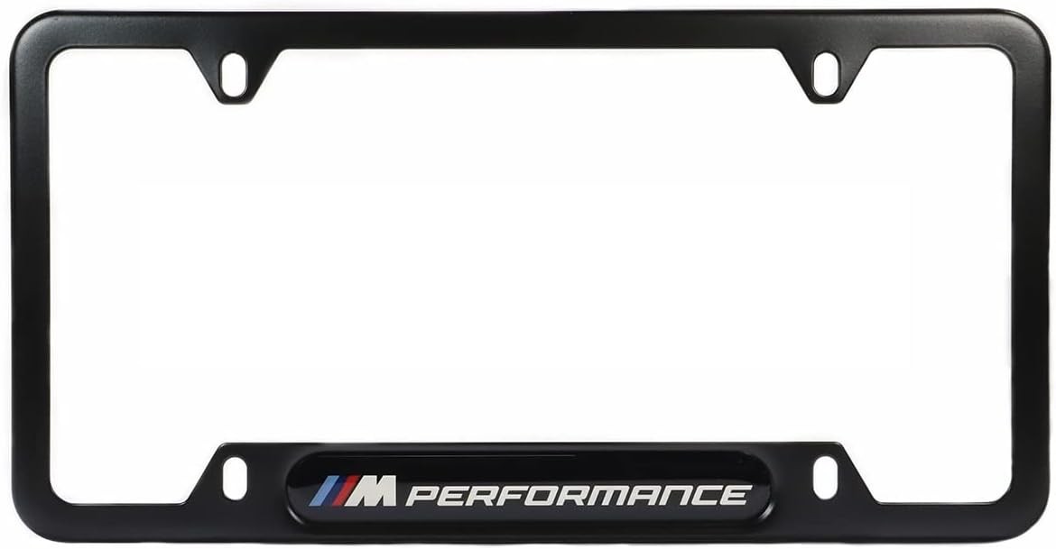 M Performance Vehicle License Plate Holder - Custom Fit Frame