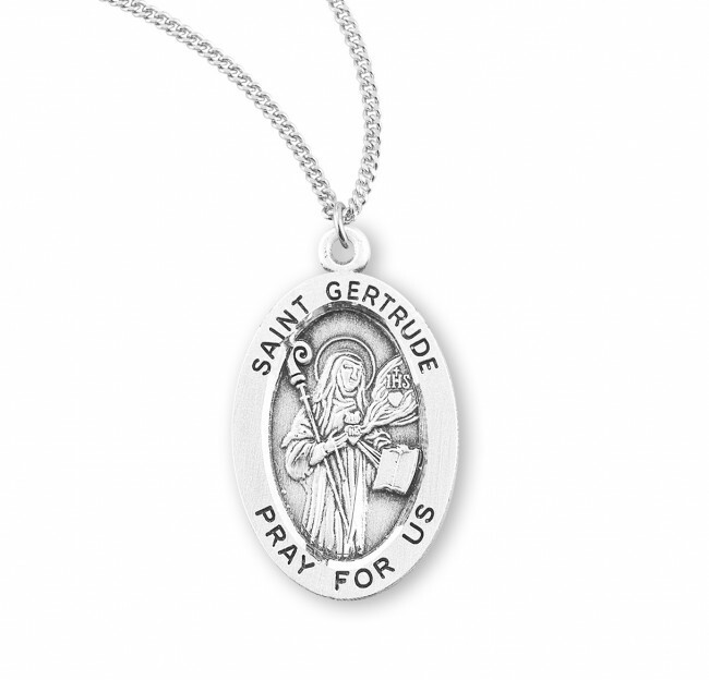 St. Gertrude Sterling Silver Necklace
