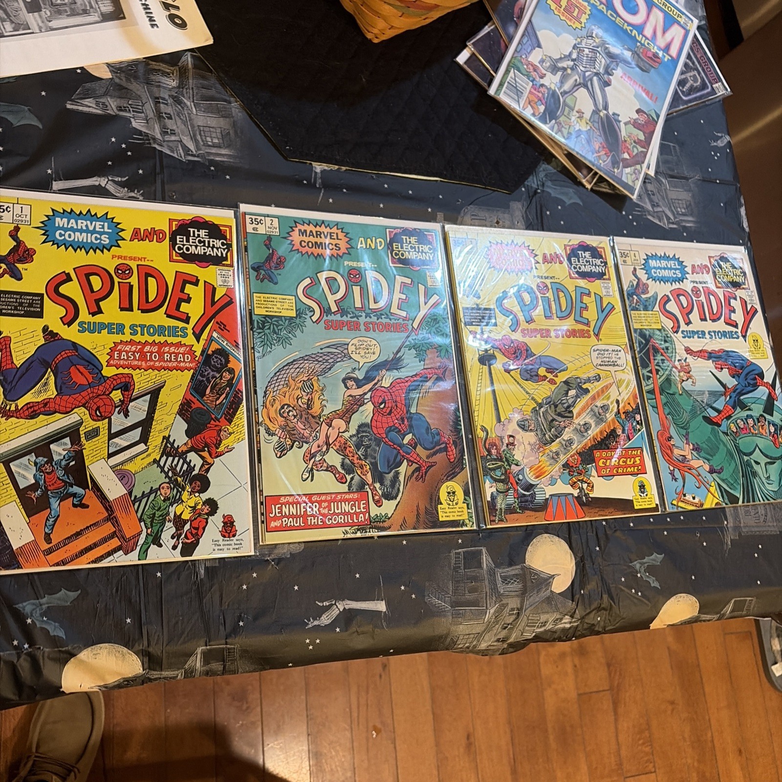 SPIDEY SUPER STORIES #1-4 1974 Marvel Comics / Electric Company 1st Issue ROMITA