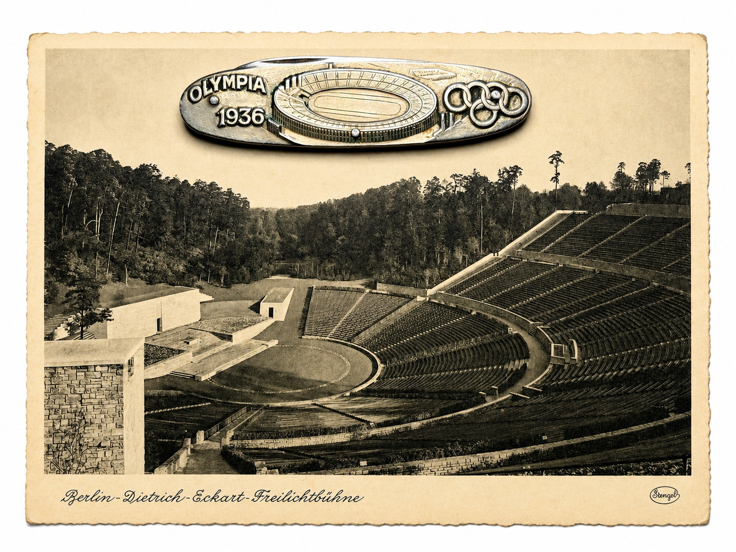 Third Reich. Berlin XI Olympic Games 1936 Commemorative pen folding Knife Third Reich. Berlin XI Olympic Games 1936 Commemorative pen folding Knife