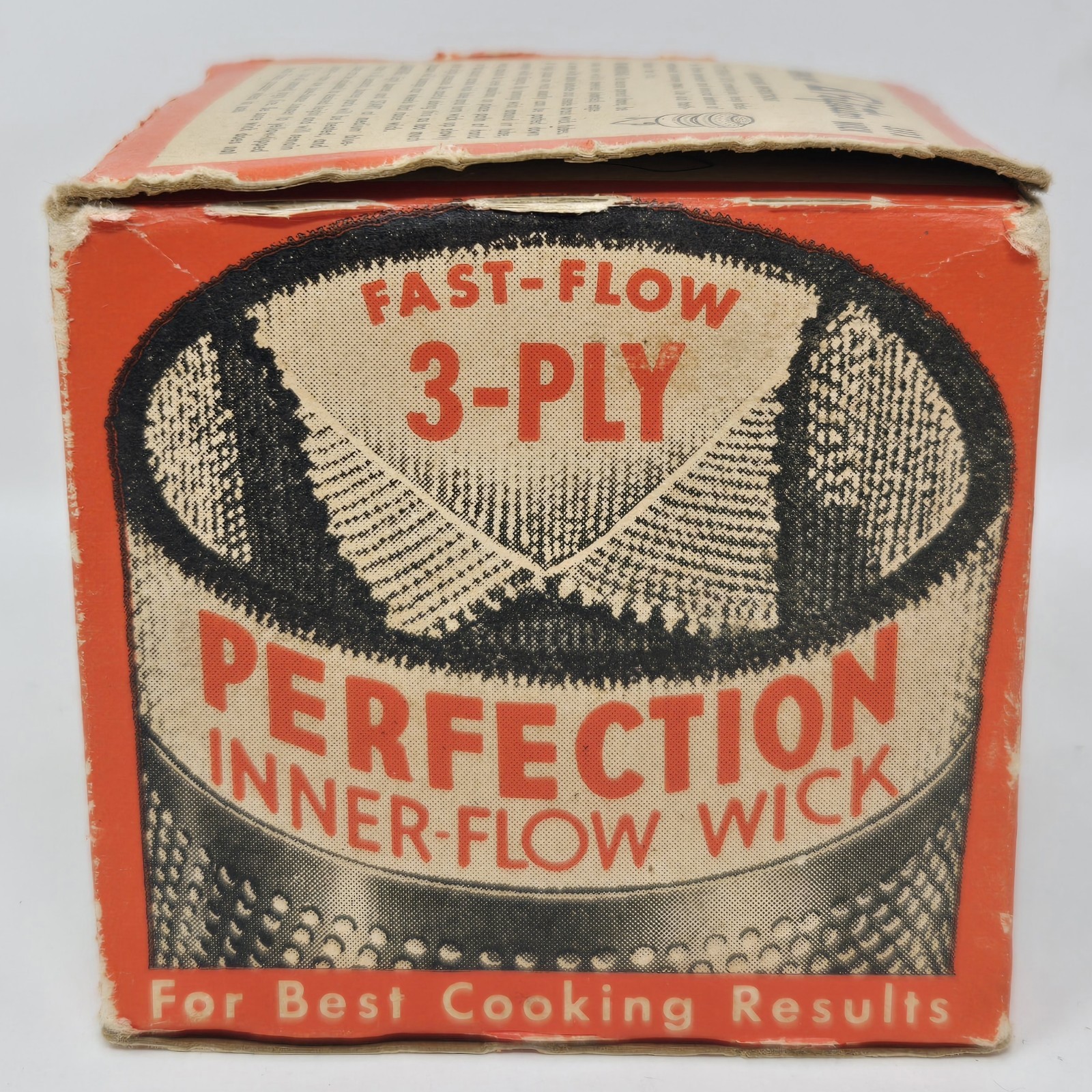 Vintage Perfection Inner Flow Wick 3 Ply NOS Open Box Kerosene Stove Heater 