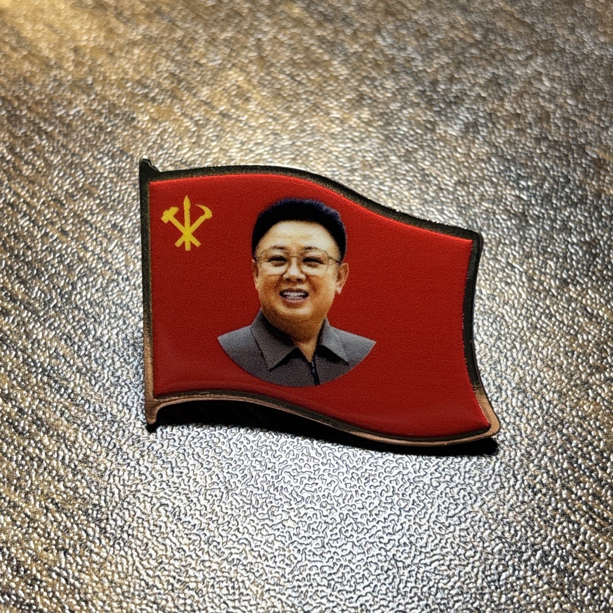North Korean Kim Badge, DPRK Chest Badge