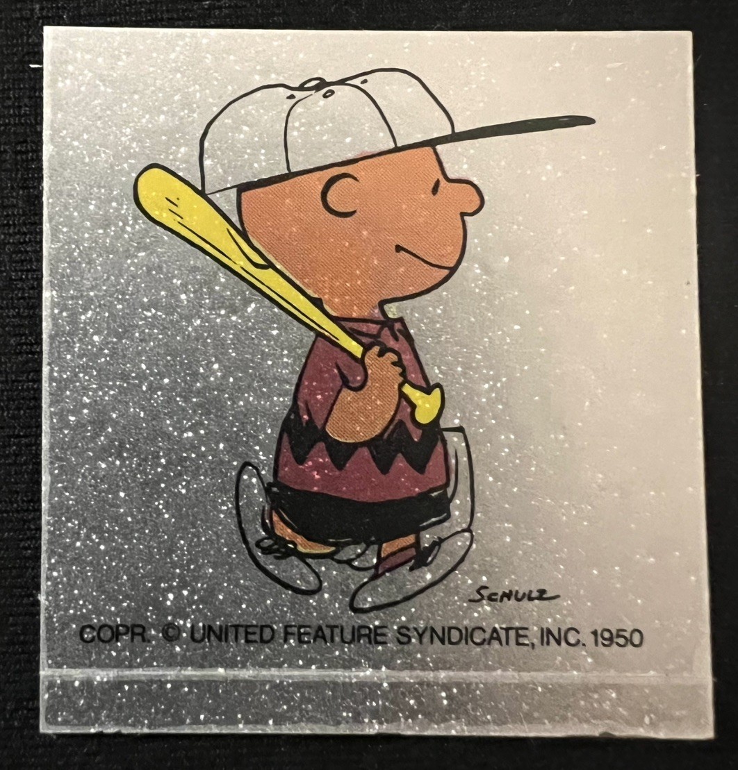 c. 1970’s WONDER BREAD PEANUTS CHARLIE BROWN *BASEBALL CARD* NM (DOLLY MADISON)