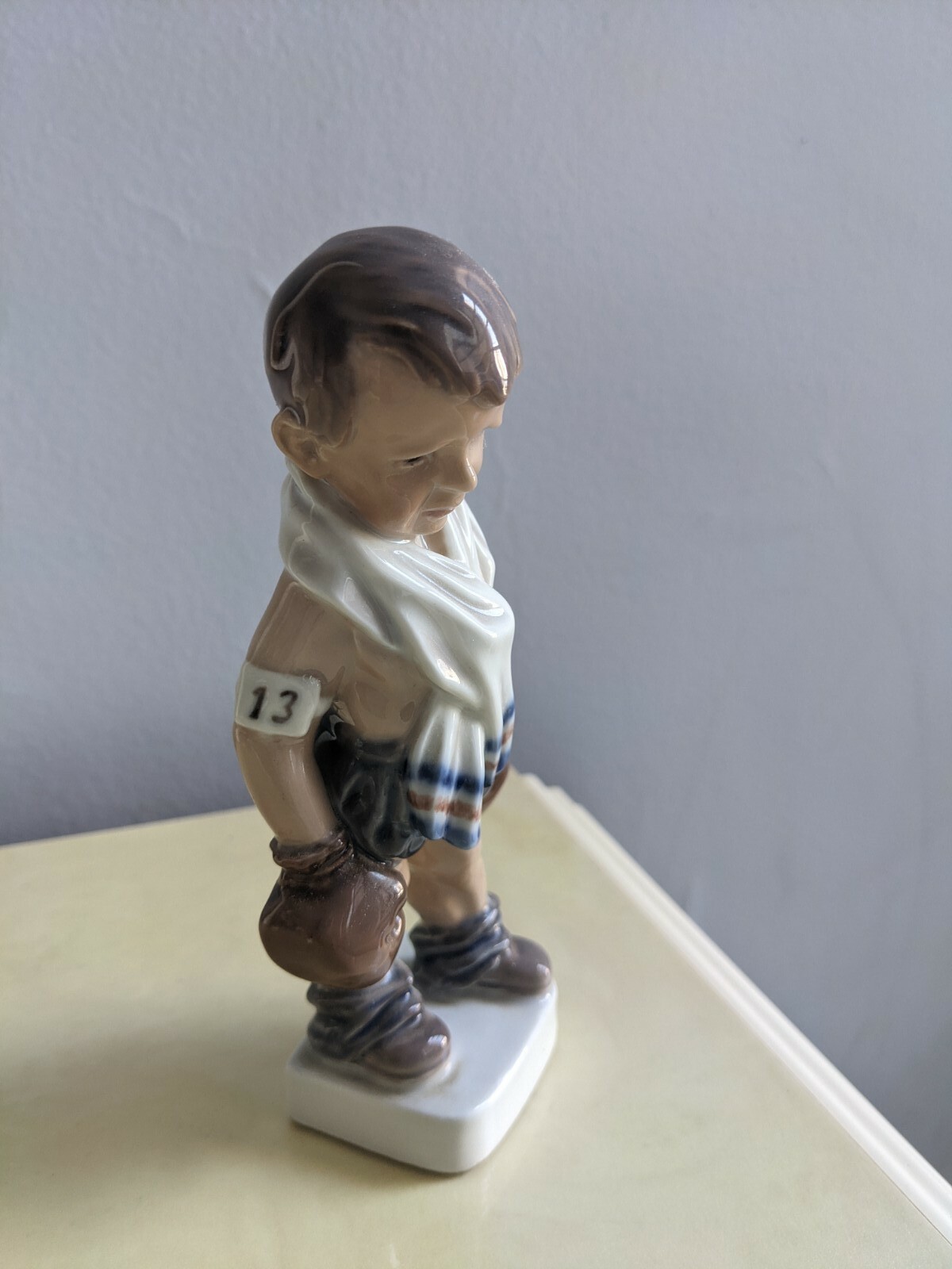 Vintage Royal Copenhagen Dahl Jensen Porcelain figurine Deadly Boxer 1069 6 Vintage Royal Copenhagen Dahl Jensen Porcelain figurine Deadly Boxer 1069 6