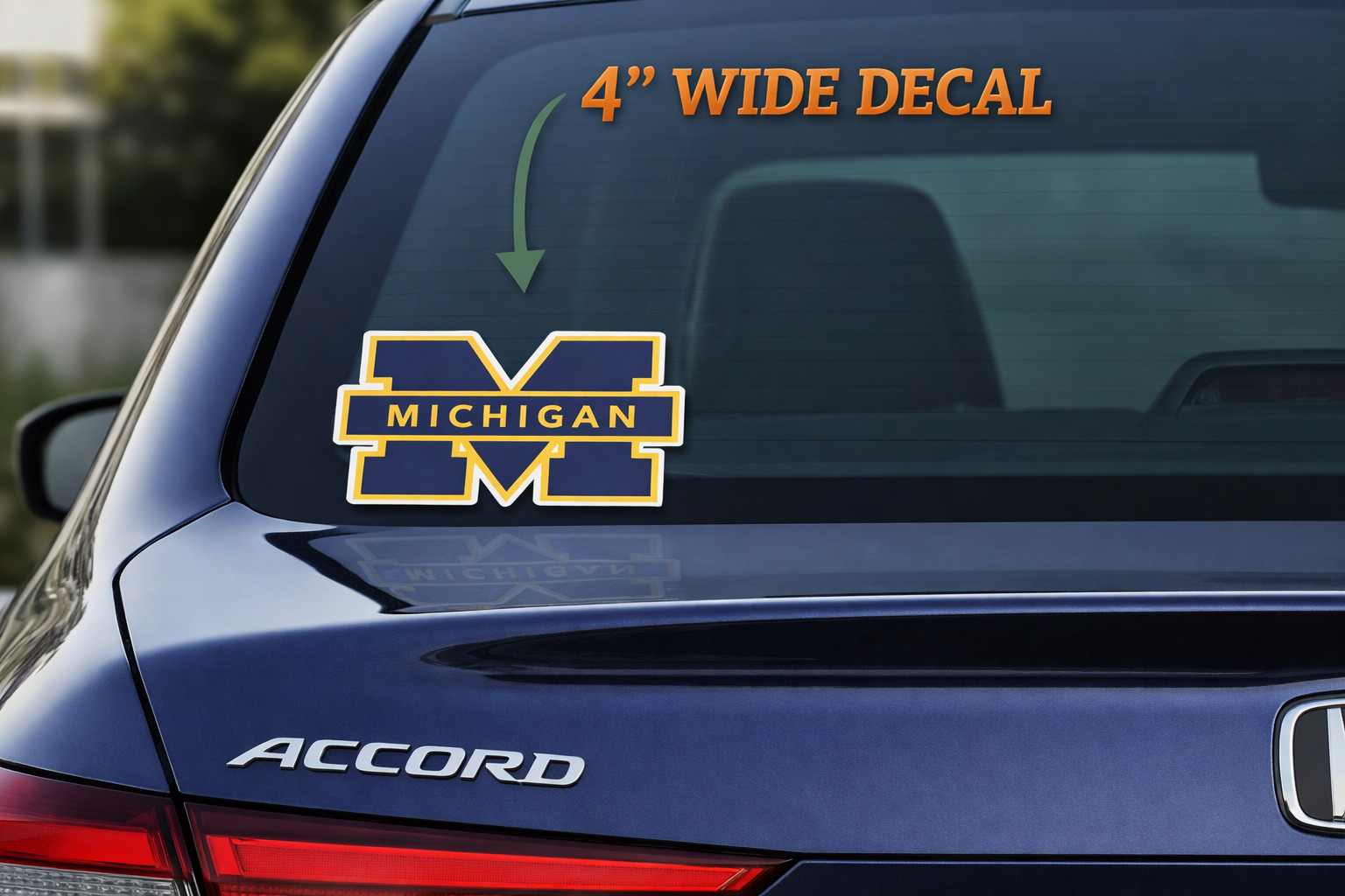 University Of Michigan  Blue 1 Pair of Stickers Car/Truck 3.0\