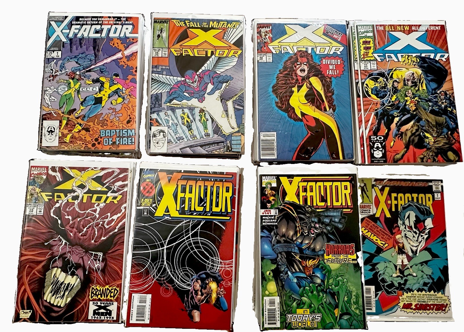 Marvel X-Factor Vol 1 #1-149 Near Complete Run Annuals 1-9 170 Comics HUGE LOT