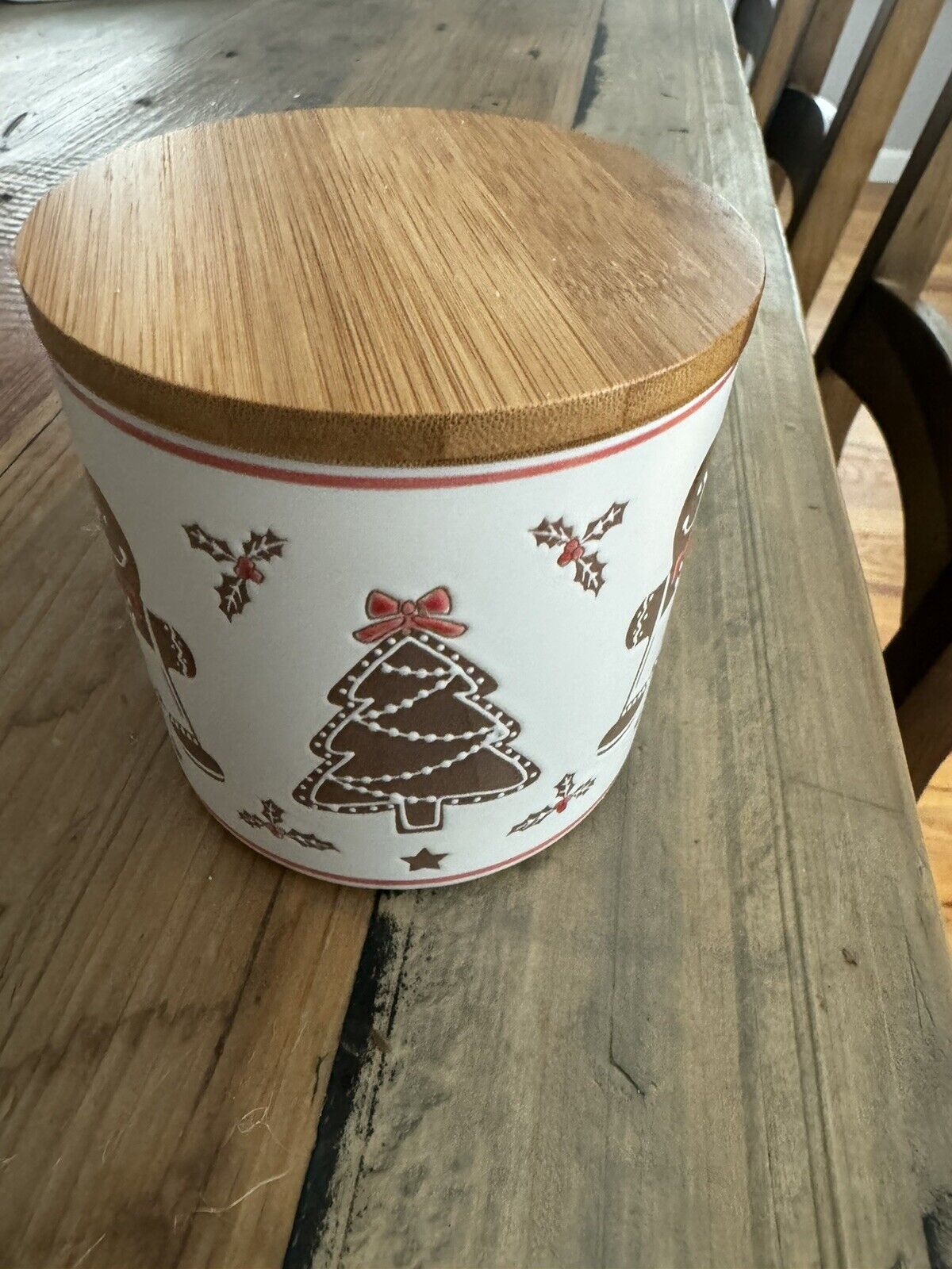 ELI & Ana GINGERBREAD MAN CHRISTMAS TREE HANDMADE Ceramic 4.5\