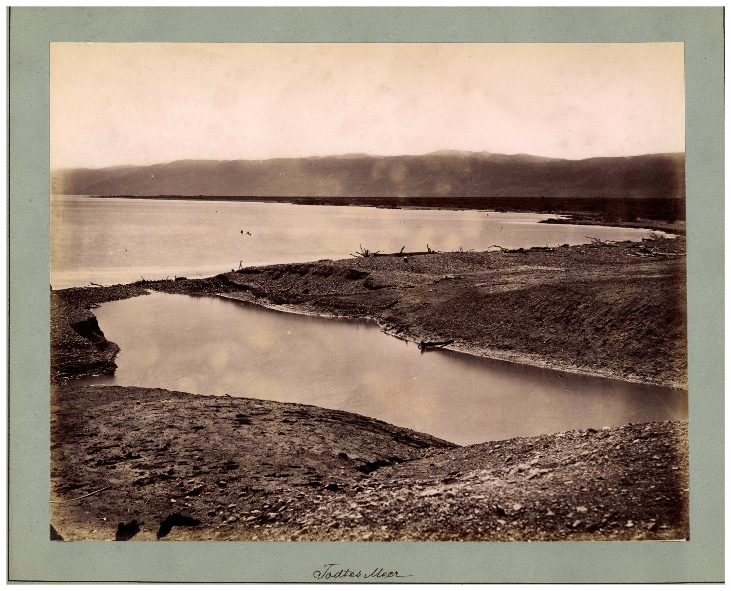 Palestine, The Dead Sea, Felix Bonfils Vintage Albumen Print, Albumen Print