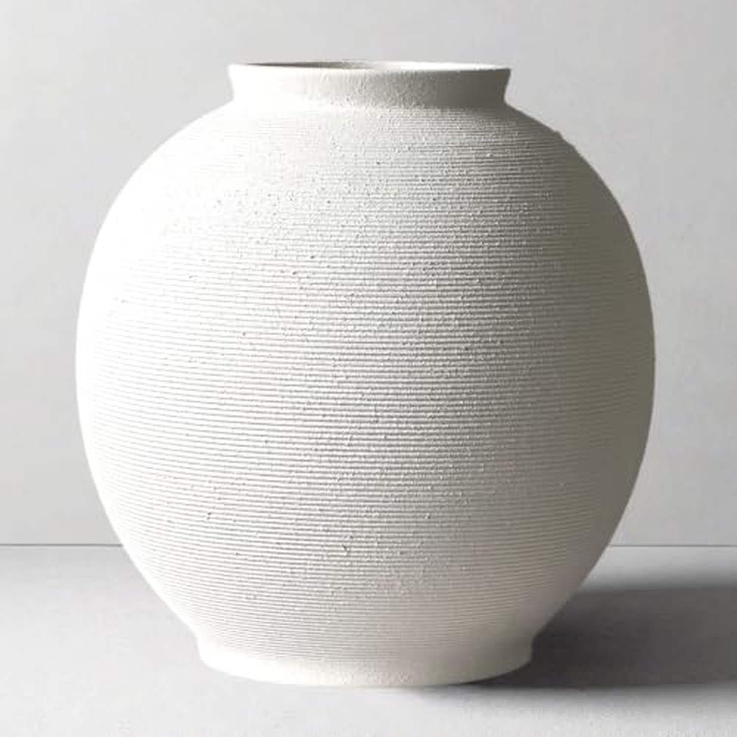 Large White Ceramic Vase, 10.8 Large White Ceramic Vase, 10.8